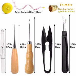 Kit de Costura Resistente con Agujas <span class=keywords><strong>e</strong></span> <span class=keywords><strong>Hilo</strong></span> para Zapatos, Sofás, Alfombras, Cuero y Manualidades - Product Image 2
