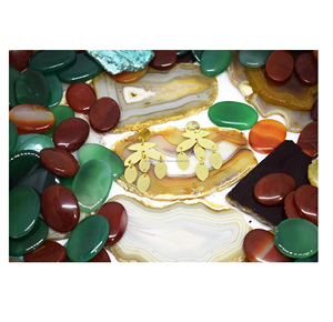 Pendientes de flores africanas con estampado navideño 2026, joyería hecha de hoja, pendientes rectangulares con forma de lágrima brillante, Pendientes colgantes - Product Image 4