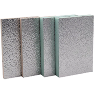 Rouleau de papier d'aluminium en relief en stuc pour panneaux PIP