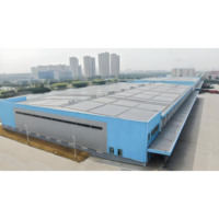Almacén de Acero Q235B de Alta Resistencia - Edificio Prefabricado sin Columnas de Gran Envergadura para Almacenamiento de Mercancías Pesadas