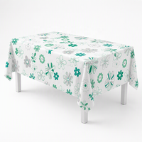 Nappe jetable écologique personnalisée avec motif de dessin animé pour fête de Pâques, œufs colorés et lapin de Pâques, idéale pour les enfants - Xin Shu Poster
