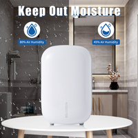 Déshumidificateur électrique silencieux-Mini déshumidificateur domestique portable pour une élimination efficace de l'humidité dans les petits espaces