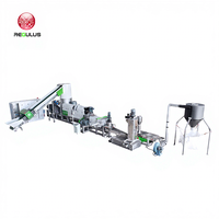 Plastique en une seule étape ABS PMMA TPU EVA PP PS PC Die-face Water-ring pelletisation Making Machine Line