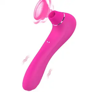 女性阴蒂吮吸振动器，具有10种吮吸模式的阴蒂按摩振动玩具，可充电乳头抽吸刺激器