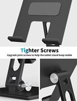 Support universel réglable multi-angles pour tablette Base en métal épais épais Grandes tablettes Compatible iPad Bureau