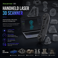 Pemindai Laser Biru 3D Genggam Xhorse, Pemindai Rekayasa Balik Industri Portabel Akurasi Tinggi