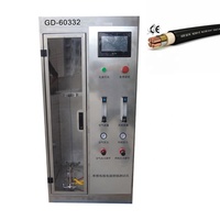 Testeur de propagation de flamme verticale pour fils et câbles isolés en acier inoxydable de qualité fiable IEC 60332-1, garantie 1 an