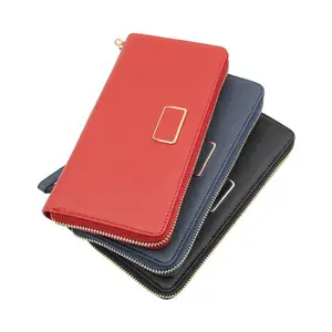 Wireless Charging Frauen Brieftasche Münz geldbörse Tragbare Pu Leder Männer Smart Power Bank Brieftasche