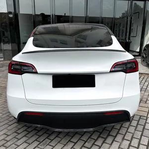 AMP-Z Factory Wholesale Price Body Kits ABS Material Rear Ducktail Spoiler For Tesla Model Y 2020+ Rear Spoiler Car Accessories