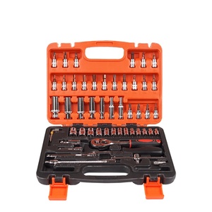 53 ensembles de réparation automobile et d'entretien automobile outils combinaison d'extension clé à cliquet kit de réparation - Product Image 1
