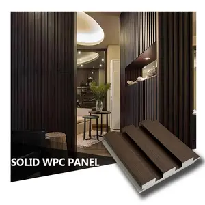 Natural Interior 7 Grid Grille 4X8 Real Solid Wood Timber Modern Decorative 3D Wood Art Wall Panels