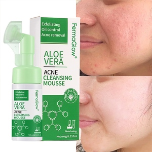 <span class=keywords><strong>Detergente</strong></span> Viso Schiumogeno Fermentato per il Controllo dell'Olio, Restringimento dei Pori, Pulizia Profonda, Anti-Acne e Brufoli, con Acido Ialuronico e Aloe Vera - Product Image 5