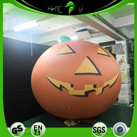 Modèle de citrouille gonflable d'Halloween publicitaire Jack-o '-lanterne gonflable d'Halloween personnalisée pour la décoration