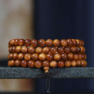 Bracciale all'ingrosso con perle di legno di sandalo a forma di tigre, bracciale alla moda con perle di legno sfuse per la creazione di braccialetti con perline - Product Image 1