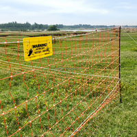 Nieuw elektrisch omheiningsnet Polynet, flexibel net met roestvrijstalen geleider, 2 jaar garantie voor weide- en graasbeheer