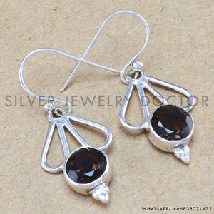 แหวนพลอยช่างฝีมือทำจากเงินสเตอลิงเครื่องประดับเงินสำหรับผู้หญิง - Product Image 2