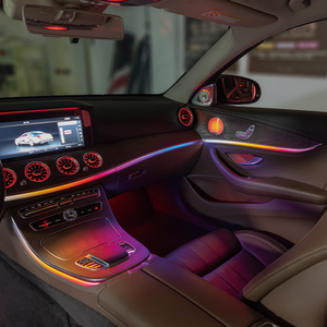 Accesorios de Iluminación para Automóviles Mercedes Benz Clase <span class=keywords><strong>E</strong></span> W213, Luz Ambiental, Luces de Salida de Aire Tipo Turbina, Luces LED de 12V para Puertas - Product Image 2