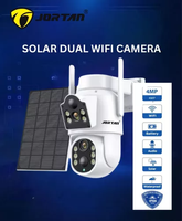 Caméra de surveillance extérieure sans fil XMEYE SOLAR double 3MP, caméra vidéo CCTV, 3.6mm 6MP PTZ tandem ICSEE WIFI, double objectif