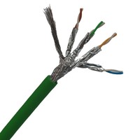 Cable Ethernet CAT6A/CAT7 de 8 Hilos para Cadenas Portacables, para Cámaras Industriales y Sistemas Servo, Doble Blindaje, Rendimiento de Grado Industrial