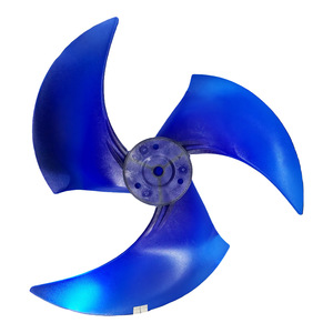 Lames de ventilateur axial 560x192x20-3mm en plastique bleu pour unité extérieure de climatiseur - Product Image 1