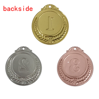 Seulement 0,10 USD 13,1g en Stock, Médailles Prix Compétitif, Qualité 1er 2e 3e Place, Médailles en Fer, Cadeau Souvenir Récompense pour Enfants Gagnants