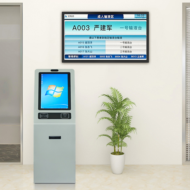 Intelligent Self Service Restaurant Bank Hospital Clinic Cinema Touch Screen Queue Management System Kiosk