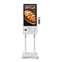 Système de kiosque automatique à écran tactile de 24 à 32 pouces, commande et paiement automatiques, système d'appel sans fil pour les clients, pour les restaurants et les fast-foods