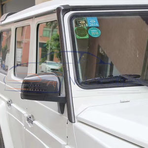 W463 G350 G300 G500 Garniture latérale de pilier A-C en fibre de carbone pour toit <span class=keywords><strong>sec</strong></span> véritable pour Classe G W - Product Image 6