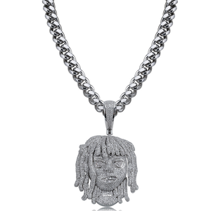 Hiphop de helado de plata rapero cantante <span class=keywords><strong>lil</strong></span> grande de la bomba de COLLAR COLGANTE - Product Image 1