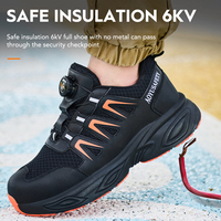 Bottes de Travail de Sécurité Électrique OEM 2025 Légères Baskets Daim Toile Fourrure Anti-choc Jogger Sports d'Hiver pour Usage en Usine