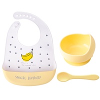 Humor bear — masque de mélange repliable en silicone pour bébé, vaisselle, contenant divers motifs