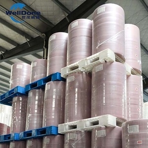 Goed verkopende, milieuvriendelijke, waterdichte, hygiënische materialen van non-woven stof in rollen voor de productie van maandverband en luiers. - Product Image 1