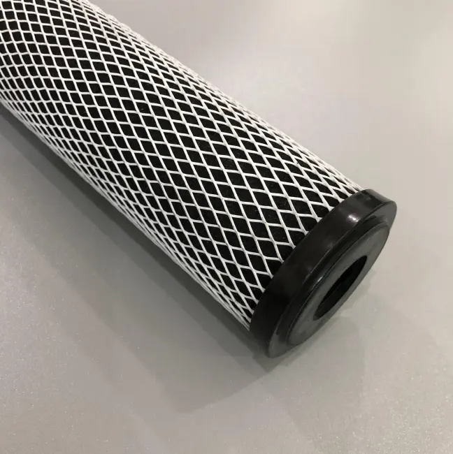 Kartrid Filter Serat Karbon Aktif 10 Inci, untuk Peralatan Filter Membran