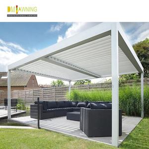 Pérgola de Aluminio con Motor y Techo de Láminas Ajustables, Precio de Fábrica - Product Image 1