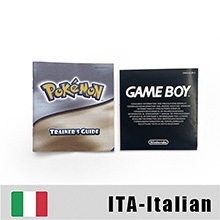 ITA italiano ahorro de batería cristal oro plata amarillo Azul Rojo verde caja metálica holográfica Manual cartucho de juego GBC con cable - Product Image 3