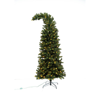 Sapin de Noël Artificiel Épicéa Floqué de Neige Pré-éclairé avec Lumières Blanc Chaud à Efficacité Énergétique