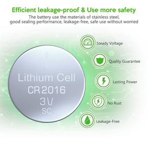 EBL CR2016 DL2016 ECR2016 Batería de Litio de 3V Tipo Botón - Product Image 2