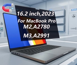 ฟิล์มกันรอยแบบแม่เหล็กสำหรับ MacBook Pro 16.2 นิ้ว 2023 M2 A2780  ฟิล์มกันมองหน้าจอแบบถอดได้สำหรับแล็ปท็อป - Product Image 1