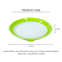 Plateau de conservation alimentaire réutilisable, créatif, sans BPA, anti-fuite, outils de cuisine, plateau de stockage pour congélateur, plateaux de conservation pour fruits et aliments