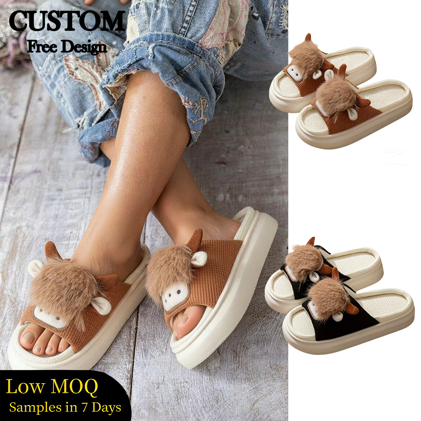 Cozy Mukluk Slippers Wholesale Winter Boots for Women