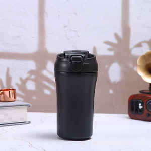 Outdoor Portable Stainless Steel Vacuum Flask with Double <b>Straw</b> Leak-Proof & Large Capacity for Business Office Coffee Use - Product Image 4