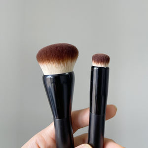 Personaliza tu propia marca: Brochas de maquillaje ultrafinas de alta calidad, planas y individuales, con etiqueta privada para uso diario. - Product Image 2