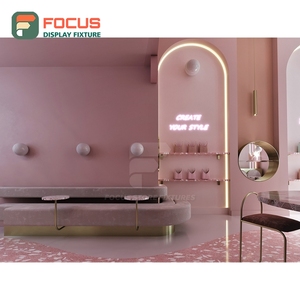 Comptoir de service autoportant pour café avec étagère vitrée, zone pour couvercles de tasses et condiments, comptoir commercial pour café - Product Image 5