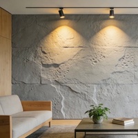 Panneau mural en pierre PU imperméable et ignifuge, léger et moderne, imitation roche, pour revêtement mural extérieur et intérieur, usage domestique et hôtelier
