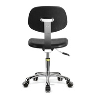 Chaise personnalisée PU ESD pour salle blanche avec dossier Tabouret de sécurité en acier inoxydable pour laboratoire industriel