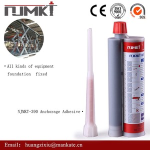 Adhesivo de Inyección NJMKT-390, Anclaje Químico, Resina Epoxi de 390ml para Pistola de Calafateo/Construcción, Estándar ASTM, Alta Resistencia a la Carga - Product Image 1
