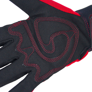 Gants de sécurité à doigts entiers en cuir synthétique noir ou rouge tailles M L XL pour femmes et hommes travail industriel vente en gros - Product Image 2
