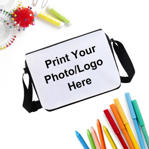 Sac messager personnalisé avec logo, grand sac bandoulière vierge pour adulte, sac à dos décontracté pour étudiants - Product Image 1