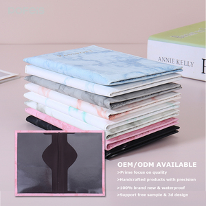 Nouveau bricolage <span class=keywords><strong>Pvc</strong></span> Faux cuir famille voyage mariage école Bus cadeau <span class=keywords><strong>carte</strong></span> d'identité porte-documents portefeuilles Logo personnalisé porte-passeport - Product Image 3