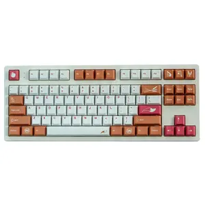 Cherry Hồ Sơ Thu Hoạch Keycap Năm Bên Nhuộm Thăng Hoa Đầy Đủ Thiết Lập Cho Gh60/Gk61/68/75/87 Bàn Phím Cơ Khí